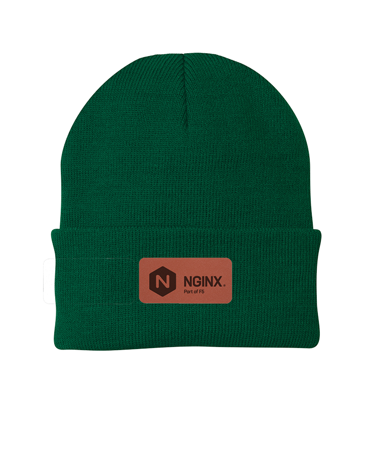 NGINX Green Beanie