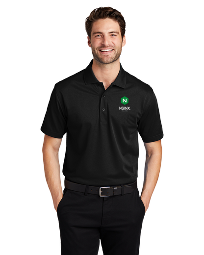 Black Performance Polo (Mens)