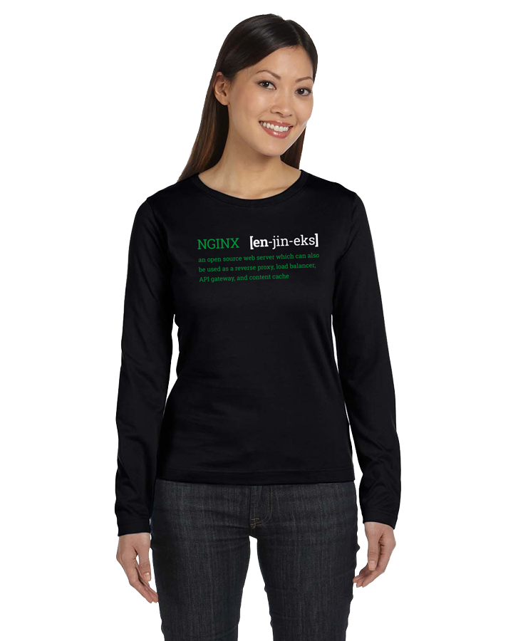 NGINX Pronunciation Long Sleeved Tee (Womens)