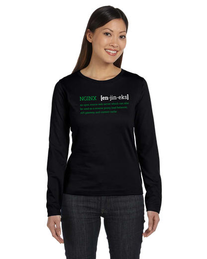 NGINX Pronunciation Long Sleeved Tee (Womens)